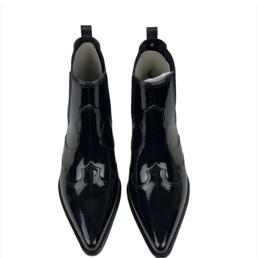 Sam Edelman Western Winona Rain Booties Black Chelsea Size 8 NWOT